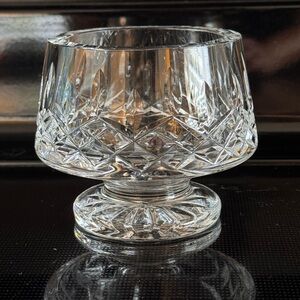 Open box Waterford Crystal “LISMORE” Footed Open Sugar Bowl - 3.25” Top/4” Wide